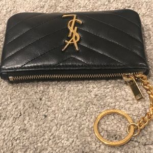 ysl monogram key pouch